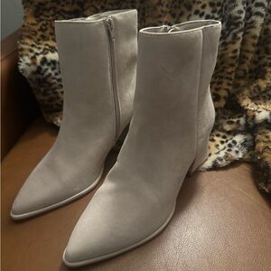 Chic Cream Ankle Booties